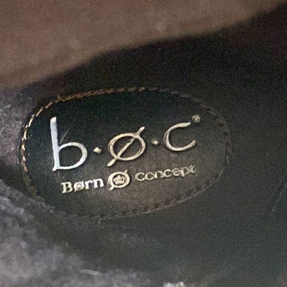 BOC BORN CONCEPT 6 Riding Boots Leather Knee High Black Zip Up - Picture 13 of 15